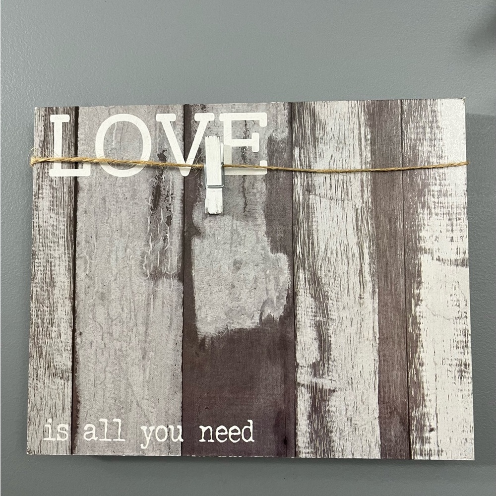 Canvas wood picture frame